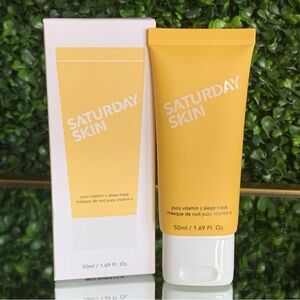 Saturday Skin Yuzu Vitamin C Sleep Mask | NEW | K-Beauty | 50mL | Sealed